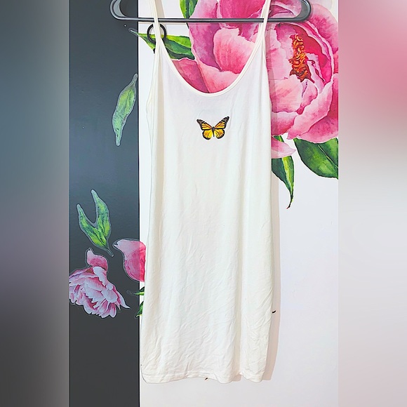 [SOLD] NWOT💥SHEIN☀️ 2FOR22$Cute little off-white dress - Picture 1 of 5